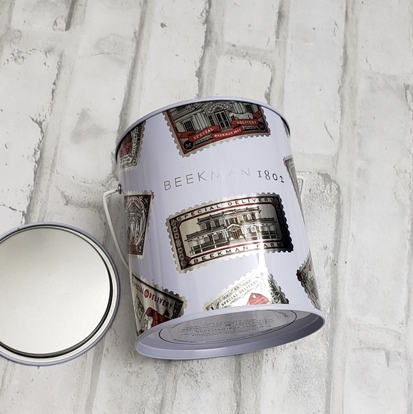 Beekman 1802 Special Delivery Tin Pail Can  -- Empty Decorative - Picture 5 of 8
